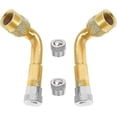 thumbnail image 1 of Valve Extension, Valve Adapter For Bikes, Motorcycles And Cars, Equipped With 2 Valve Caps, 135 Degrees, 2pcs, 1 of 5