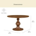 thumbnail image 4 of The Pioneer Woman Callie Round Dining Table, Heirloom Brown Finish, 4 of 11