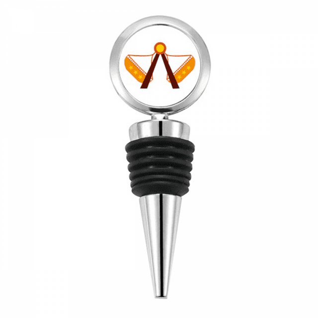 Amusement Park Color Facilities Illustration Bottle Stopper Stainless Steel Rubber Reusable