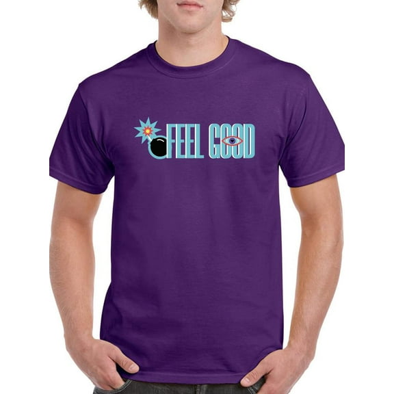 Feel Good Hipster Retro Style T-Shirt Men -Image by Shutterstock, Male x-Large