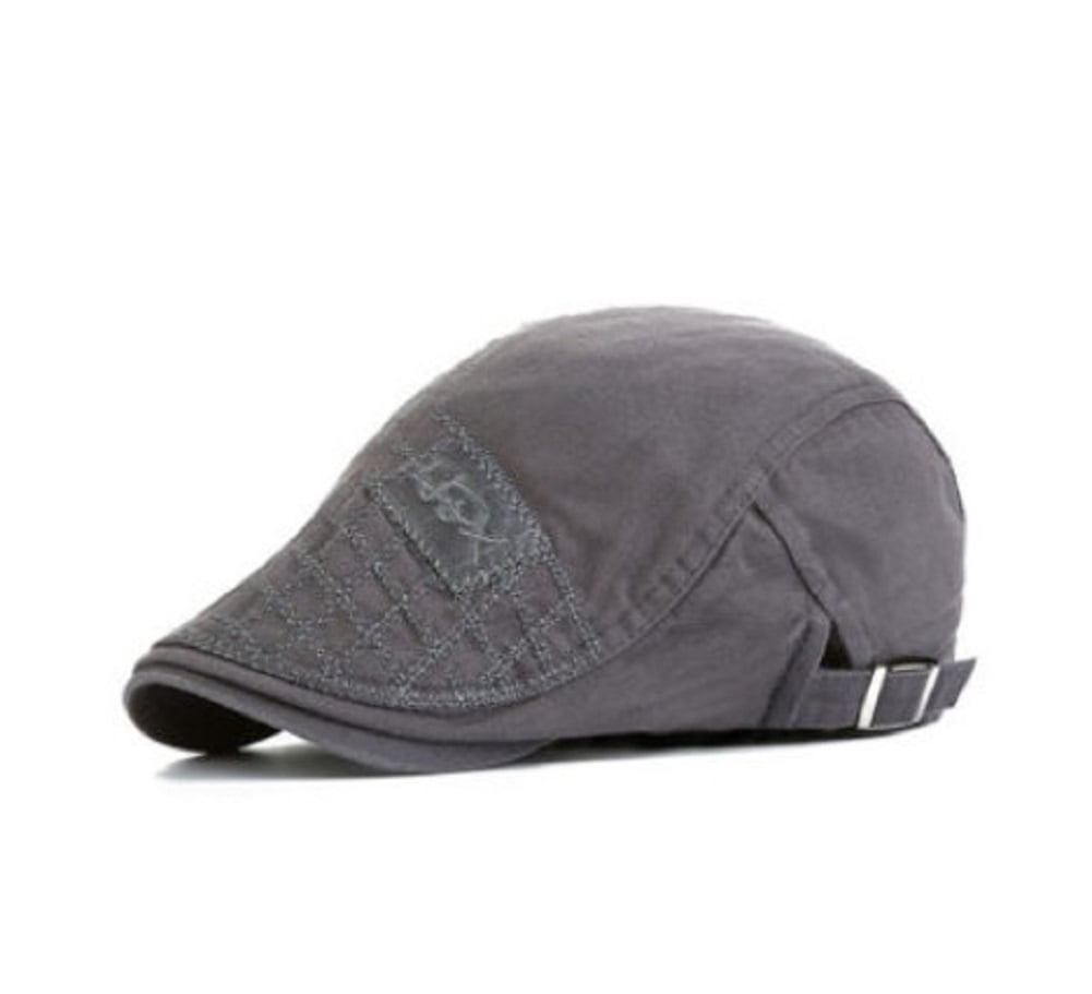 New Cotton Men Beret Cap Adjustable 