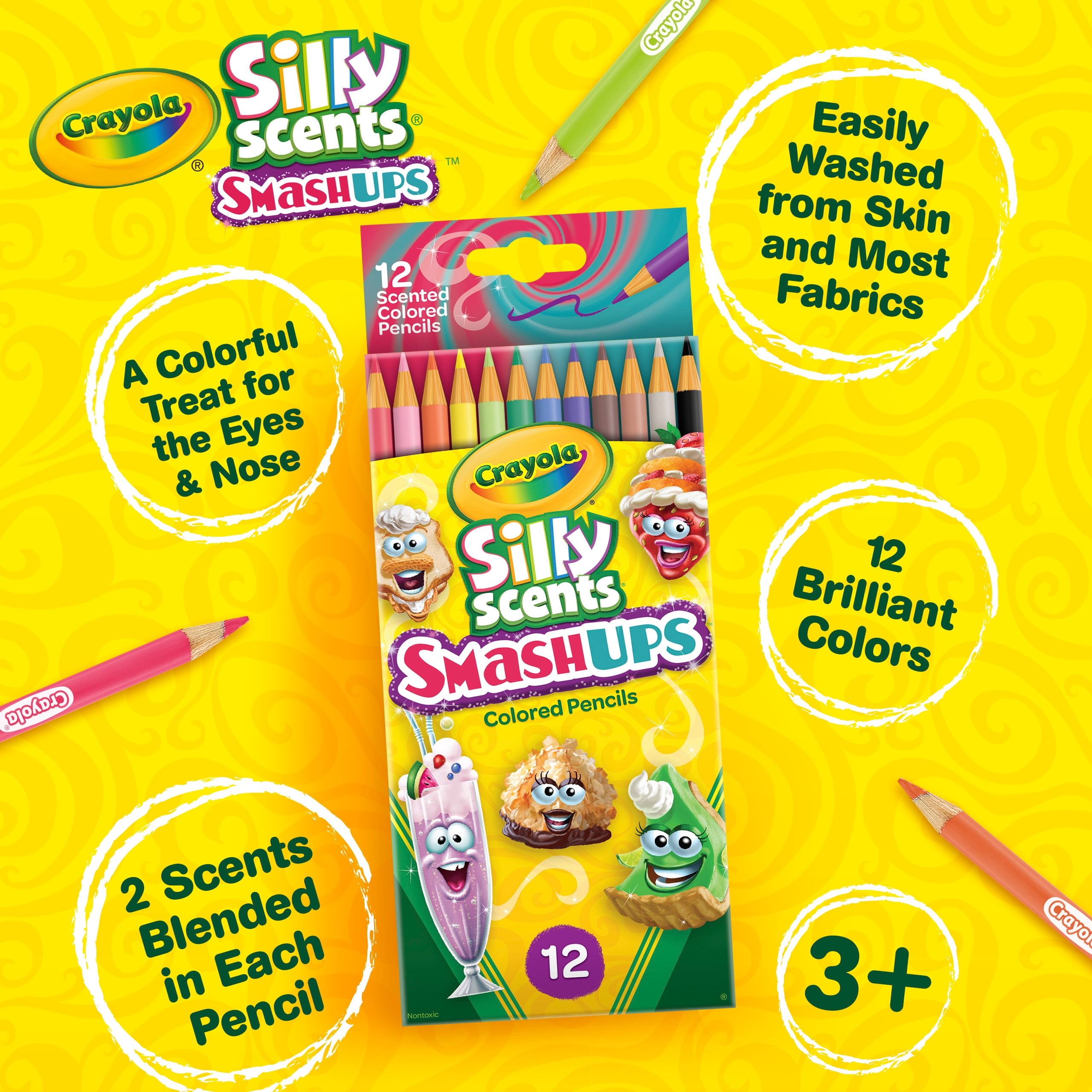 Crayola® Silly Scents™ Smash Ups Mini Twistable Scented Crayons