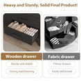 thumbnail image 4 of EastVita 7 Dresser for Bedroom Freestanding 52 in Wide Drawer Dresser with Storage Wooden Closet Storage Chest for Living Room Bedroom Entryway Black, 4 of 7