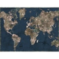 thumbnail image 3 of CAD Designs 18x15 Black Modern Framed Museum Art Print Titled - Navy Atlas, 3 of 5