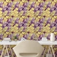 thumbnail image 2 of Ambesonne Banana Leaves Peel & Stick Wallpaper for Home, Dreamy Leafy Pattern, 13"x100", Avocado Green and Mauve, 2 of 5