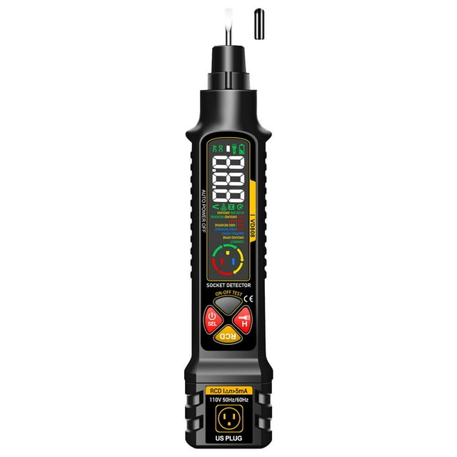 Ohufall Stylo de Mesure de Puissance Multifonctionnel Testeur de Tension Outil Électrique pour Détection de Circuit
