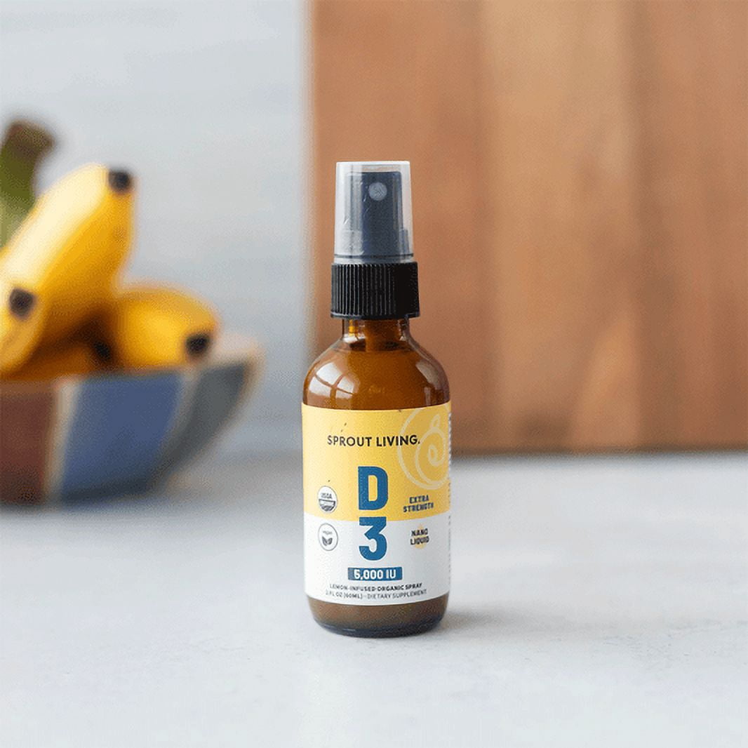 Sprout Living Organic Vitamin Spray : D3 - 2 oz