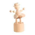 thumbnail image 2 of Office Desk Decor Minimalist Wooden Figurine, Minimalist Home Decor, Cute Work Desk Decor for Home Office, 1 Pack, 2 of 9
