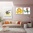 thumbnail image 2 of Hiolife - Juego de 3 kits de pintura por números para niños, 8 x 8 pulgadas, con marco de animales coloridos, kits de pintura al óleo para niñas y niños, juegos de pintura para decoración de pared del, 2 of 5