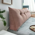 thumbnail image 3 of Lolynie Headboard Pillow - Triangular Bolster Cushion For Bed Sitting,Dorm Essential, 3 of 5