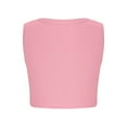 thumbnail image 6 of Cethrio Kids Girls Tank Tops, Summer Crewneck Stretch Sleeveless Athletic Shirts Pink Size 5-6 T, 6 of 7