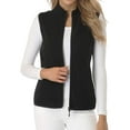 thumbnail image 2 of Women'S Fleece Vest Soft Sleeveless Classic Fit with Zip Up Pockets, 2 of 9