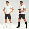 thumbnail image 5 of Lohol 6Pack Unisex 100% Cotton Moisture Wicking Cushion Crew Socks (White), 5 of 5