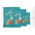 thumbnail image 3 of Darling Souvenir Blue Rabbit & Egg Basket Easter Party Supplies Favor Bags Gift Pouches 15 Pieces, 3 of 5