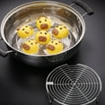 thumbnail image 6 of Kitchen Accessories Tray Stand 304 Stainless Steel Steaming Dumplings Egg Grill Steamer Shelf Steamer Rack Cooking Tableware Stand Pot Steaming A-20CM, 6 of 8