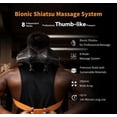 thumbnail image 3 of ibreo Shiatsu Neck Shoulder and Back Massager with Heat, Smart App-enabled, 8 Extra-Wide Bionic Heads, Customizable Massage Mode & 4D Deep Tissue Kneading for Pain Relief Fitness Sport, 3 of 7