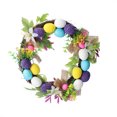 thumbnail image 2 of Corona de Pascua de primavera Ticfox Ratán seco + plástico + tela Tamaño 30 cm, 2 of 14