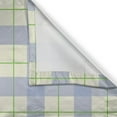 thumbnail image 3 of Ambesonne Checkered Kitchen Curtains, Classical Celtic Tile, 55"x39", Lime Green Pale Blue, 3 of 3