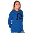 thumbnail image 4 of Oh Snap Camera Snapshot Cute Hobby Long Sleeve TShirt Men Women Brisco Brands M, 4 of 6