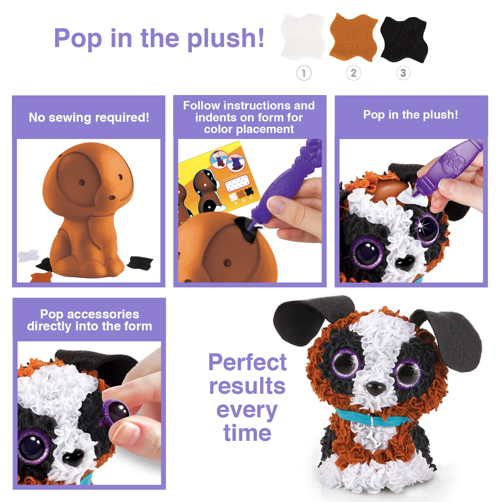 Assorted PlushCraft 3D Animal Kit