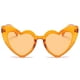 thumbnail image 4 of Gafas de Sol con Forma de Corazón, Estilo Retro, Accesorios de Moda, Policarbonato Ligero, Originales, Ideales para Fotos, Compras, Fiestas, Decoració , Amarillo, Multi, 4 of 6