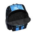 thumbnail image 6 of FORMRS Kids School Backpack with Front Zippered Pocket 12" Student Travel Daypack, Blue Butterfly, 6 of 6