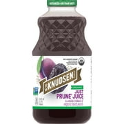 R.W. Knudsen Family Organic Just Prune Juice, 100% Juice, 32 oz, Glass Bottle
