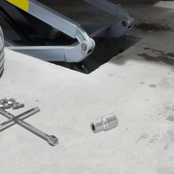 Tineasur Shock Absorber Nut Socket Tool, Metal, Silver, for Car, Multifunctional Removal and Replacement