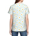thumbnail image 7 of Wukai Daisies Flowers Youth Unisex Short Sleeve T-Shirt for Boys, Girls, Teens, and Kids-X-Small, 7 of 7