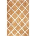 thumbnail image 1 of Affinitylinens TRELLIS-3X5-BGE 3 x 5 ft. Soft and Cozy Trellis Shag Area Rugs - Beige, 1 of 1