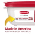 thumbnail image 4 of Rubbermaid 41.5-Cup EasyStore Rectangle Container, Food Storage Container, Food Storage Container with Lids, 4 of 7