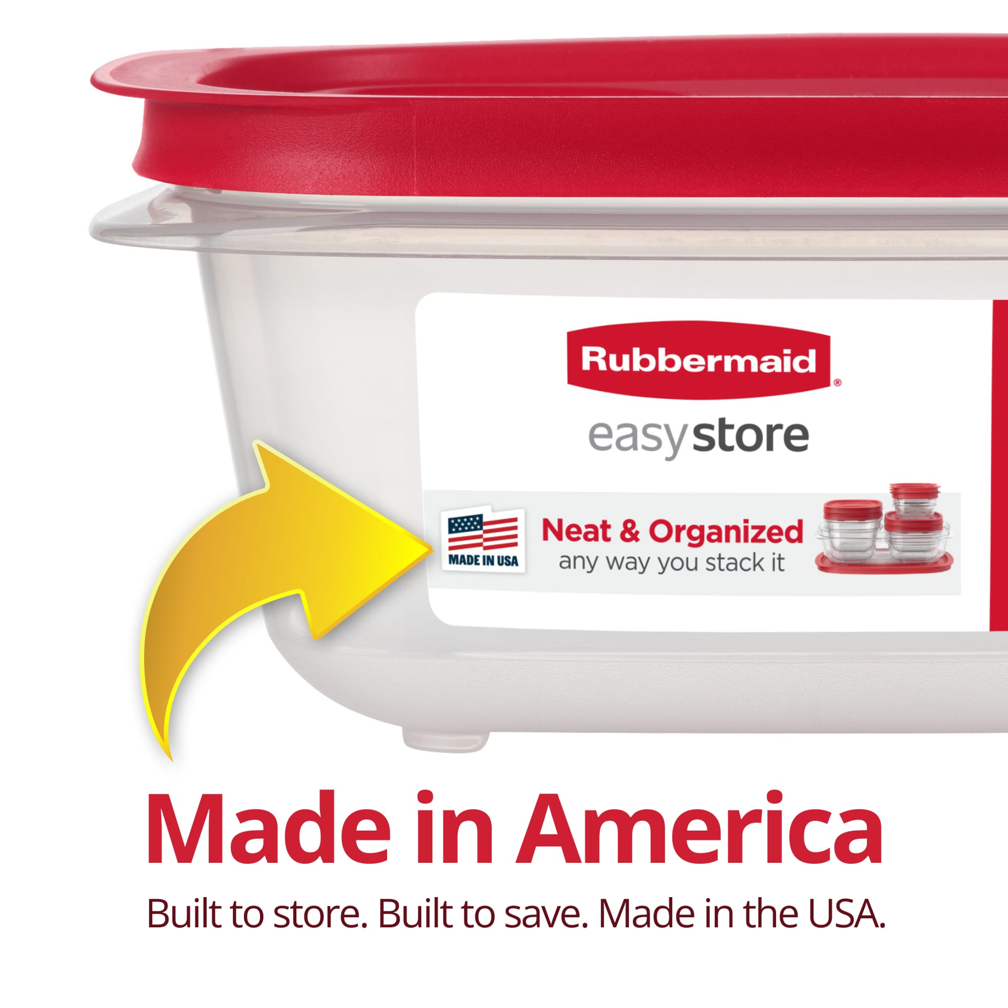 Rubbermaid EasyStore 2.5-Gallon Rectangle Container with Lid photo 4