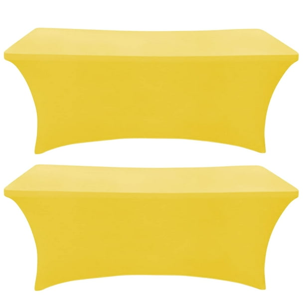 Mantel separo, 2 unidades, 180 cm, rectangular, amarillo