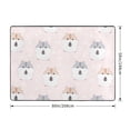 thumbnail image 2 of Area Rugs For Living Room Decor - Cute Hamster Sunflower Seed Pink Soft Anti Slip Throw Washable Rugs 5x7 For Bedroom, Indoor Carpet For Bedroom Living Room 80x58In, 2 of 7