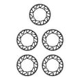 thumbnail image 3 of Youkk Alloy Crank set - Durable Precise Fit Smooth Operation - Guaranteed Compatibility Bicycles Crank 48T  black 5Set, 3 of 6