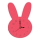 thumbnail image 4 of Reloj de pared de conejito, decoración de habitaciones, colección de animales, relojes decorativos para paredes Rosa, 4 of 9
