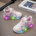 thumbnail image 5 of Kids LED Light Up Sneakers Girls Running Shoes Lightweight Sport Outdoor Walking Shoes for Girls Christmas Birthday Children Show Gift (Toddler/Little Kid/Big Kid) ﻿, 5 of 9