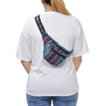 thumbnail image 2 of The Collection Royal Handmade Festival Waistpack Boho Hippie Waist Bag Hip Bum Running Belt Fanny Pack Travel Utility Belt Unisex, 2 of 10