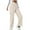 ZB Beige, variant on Women's Pants Cargo Pants High Waist Wide Leg Pants Straight Leg Lightweight Black Loose Pants for Women L
