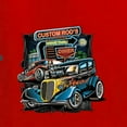 thumbnail image 2 of Wild Bobby, Hot Custom Rods Drive Thru Diner, Cars and Trucks, Front and Back Unisex Crewneck Graphic Sweatshirt, Red, 5X-Large, 2 of 4