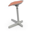 thumbnail image 2 of MooreCo Elate Perch 33.8" Adjustable Polyurethane Stool with Steel Base in Amber, 2 of 11