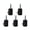 Black, variant on 5Pcs Ceiling Hanging Fixed Hook Wire Grip Hanging Plate Clips Modern Metal Chandelier Lighting Hooks Easy to Install