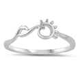 thumbnail image 1 of Sun Mountain Scene Ring .925 Sterling Silver Band Jewelry Female Male Unisex Size 10, 1 of 4