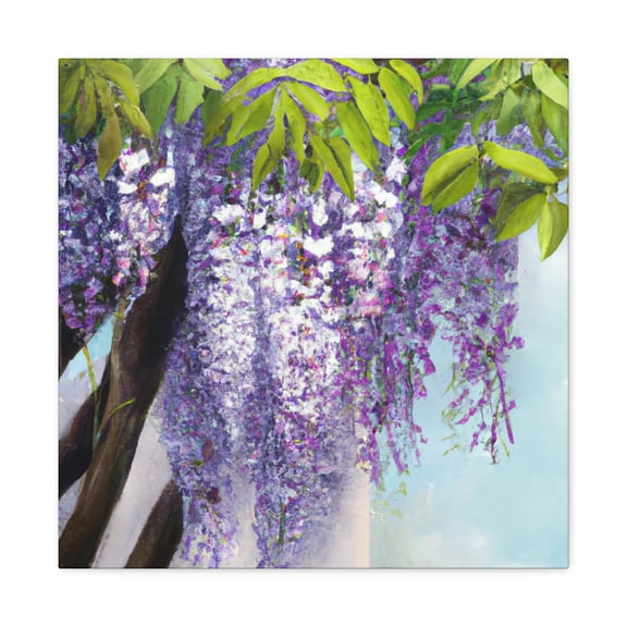 Wisteria in Hyperrealism - Canvas