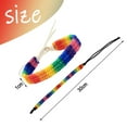 thumbnail image 2 of Xiao Hua 2-piece rainbow bracelet, hand-woven friendship string bracelet, wristband adjustable size,, 2 of 4