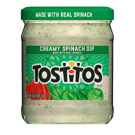 Pack of 1 Tostitos, Creamy Spinach Dip, 15 oz