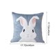 thumbnail image 3 of Uuiauoio Easter Pillow Covers Bunny Throw Pillow Covers 18 x 18 Inch Easter Decoration Rabbit Cushion Case for Bedroom Sofa Couch Easter Holiday Festivals Home Decor, 3 of 6
