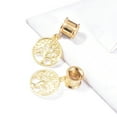thumbnail image 3 of Exquisite Fashion Tree Pendant Earring Expansion Piercing Jewelry(Gold/12mm), 3 of 7