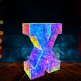 thumbnail image 6 of Led Light Up Letters, 26 Alphabet Marquee Letter Lights Battery Powered Colorful Decor for Party Wedding Birthday Christmas Home Wall Table Decoration, 6 of 7