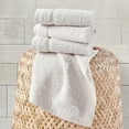 thumbnail image 3 of Hawmam Linen Sea Salt Washcloth Bathroom Set - Hotel Quality 600 GSM, 13' x 13', High Absorbent, Quickdry, Soft Cream Towel Set - 4-Piece for Cleaning, Kitchen, Face, Hand, Bathroom Towels, 3 of 7